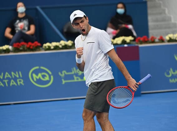 Qatar Exxon Mobil Open 2021 Aslan Karatsev , Russia