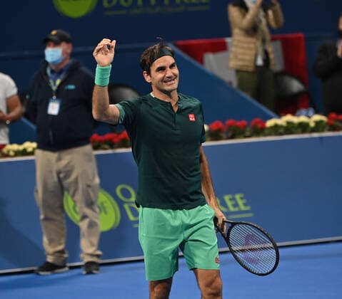 Qatar Exxon Mobil Open 2021 Roger Federer , Switzerland
