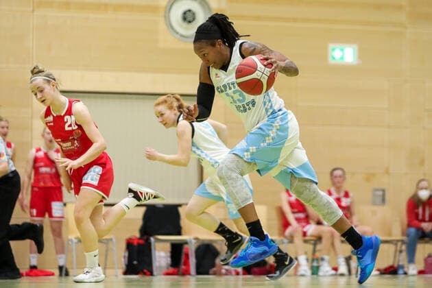 Capitol Bascats Duesseldorf vs. GiroLive Panthers Osnabrueck, 10 03 2021 Marquita Lashae Waller 13, Capitol Bascats Duesseldorf Capitol Bascats Duesseldorf vs. GiroLive Panthers Osnabrueck on 10 03 2021, Duesseldorf Copyright: xBEAUTIFULxSPORTS KennyxBeelex