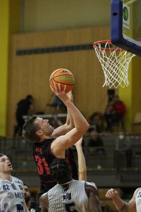 Robert Oehle No 31, Artland Dragons taking a shot during Pro A game, MLP Academics Heidelberg Artland Dragons Heidelberg 10 03 21 Basketball , 10 03 2021, Heidelberg Germany xpxlax