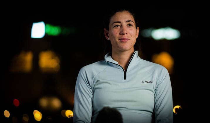 March 10, 2021, DUBAI, UNITED ARAB EMIRATES: Garbine Muguruza of Spain talks to the media after her third round match at the 2021 Dubai Duty Free Tennis Championships WTA, Tennis Damen 1000 tournament DUBAI UNITED ARAB EMIRATES - ZUMAa181 20210310_zaa_a181_205 Copyright: xRobxPrangex
