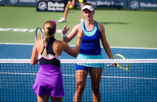 Tennis, WTA Tournament in Dubai
