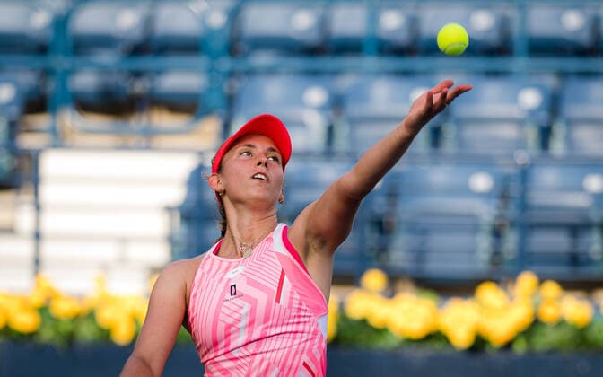 March 11, 2021, DUBAI, UNITED ARAB EMIRATES: Elise Mertens of Belgium in action during the quarter-finals at the 2021 Dubai Duty Free Tennis Championships WTA, Tennis Damen 1000 tournament against Jessica Pegula of United States DUBAI UNITED ARAB EMIRATES - ZUMAa181 20210311_zaa_a181_036 Copyright: xRobxPrangex