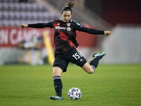 Bayerns 15 Ivana RUDELIC womens soccer, FC Bayern Kazygurt 3 0, womens Champions League, on 10 3 2021 in Munich, F C B A Y E R N C A M P U S, Germany Source Copyright Credit Oryk HAIST x1DX39900x