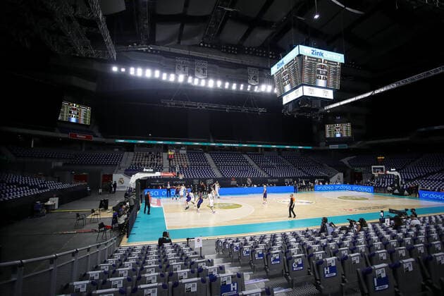 March 11, 2021, Madrid, Spain: General view during the Turkish Airlines EuroLeague match between Real Madrid at WiZink Center in Madrid, Spain. Madrid Spain - ZUMAd159 20210311_zia_d159_021 Copyright: xIndirax