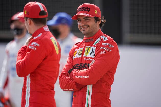March 12, 2021, Sakhir, Bahrain: CARLOS SAINZ Jr of Spain and Scuderia Ferrari is seen at a photoshoot at the 2021 FIA Formula 1 Pre-Season tests at Bahrain International Circuit in Sakhir, Bahrain. Sakhir Bahrain - ZUMAg147 20210312_zap_g147_017 Copyright: xJamesxGasperottix