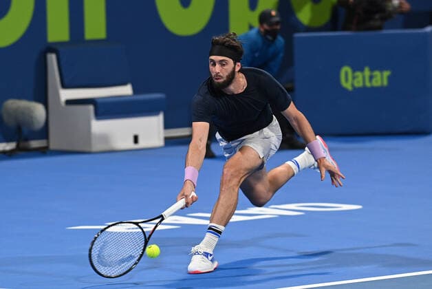 Qatar Exxon Mobil Open 2021 Nikoloz Basilashvili , Georgia