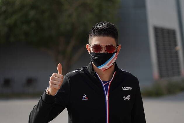 Formula 1 Test Drives in Bahrain 2021 12 03 2021, Bahrain International Circuit, Sakhir, Formula 1 Test Drives in Bahrain 2021 , in picture Esteban Ocon FRA 31 , Alpine F1 Team nordphotoxGmbHx xBratic nph00250