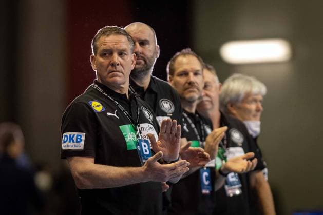 Handball Berlin 12 03 2021 Olympic Qualification Germany GER Sweden SWE Alfred Gislason Germany, coach li