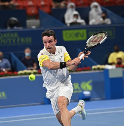 Qatar Exxon Mobil Open 2021 Roberto Bautista Augut , Spain