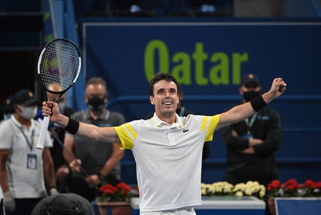 Qatar Exxon Mobil Open 2021 Roberto Bautista Augut , Spain