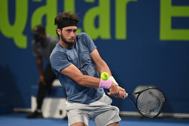 Qatar Exxon Mobil Open 2021 Nikoloz Basilashvili , Georgia