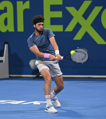 Qatar Exxon Mobil Open 2021 Nikoloz Basilashvili , Georgia