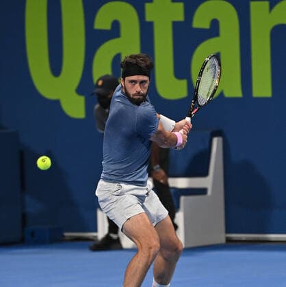 Qatar Exxon Mobil Open 2021 Nikoloz Basilashvili , Georgia