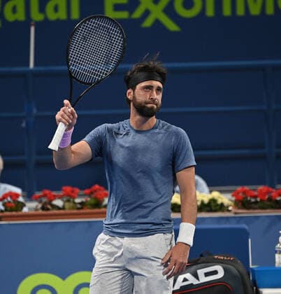 Qatar Exxon Mobil Open 2021 Nikoloz Basilashvili , Georgia