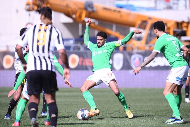 08 MAHDI CAMARA (ASSE) FOOTBALL : Angers vs Saint Etienne - Ligue 1 Uber Eats - 13 03 2021 FEP Panoramic 