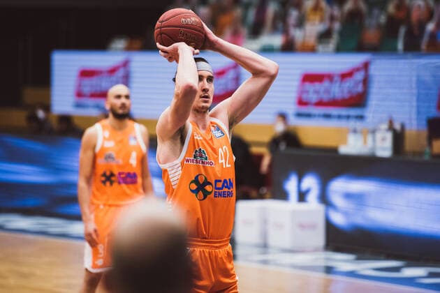 easyCredit BBL 23 Matchday RASTA Vechta vs ratiopharm ulm, 13 03 2021 Dennis Clifford RASTA Vechta, 42 easyCredit BBL 23 Matchday RASTA Vechta vs ratiopharm ulm on 13 03 2021 in Vechta RASTA Dome , Germany, Copyright: xBEAUTIFULxSPORTS Neddermannx