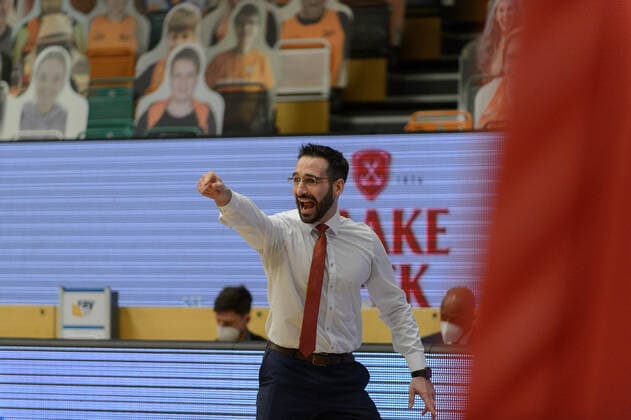 Thomas PÄCH PAECH Trainer Head Coach Rasta Vechta Rasta Vechta vs ratiopharm Ulm, Basketball, easyCredit BBL Bundesliga, 13 03 2021, 23 Matchday, Season 2020 2021 Copyright xErikxHillmer EIBNERx EP ehr Rasta Vechta vs ratiopharm Ulm, Basketball, easyCredit BBL Bundesliga, 13 03 2021, 23 Matchday, Season 2020 2021 Vechta Copyright: xErikxHillmer EIBNERx EP_ehr