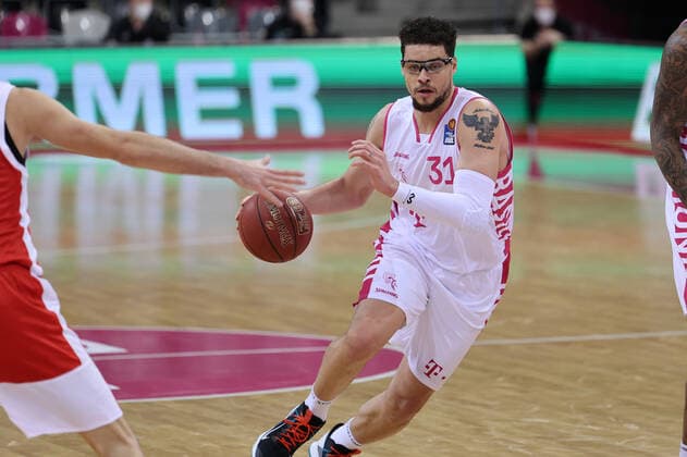 GER, Easycredit BBL, Telekom Baskets Bonn vs Brose Bamberg 13 03 2021, Telekom Dome, Bonn, GER, Easycredit BBL, Telekom Baskets Bonn vs Brose Bamberg, pictured Isaiah Philmore Telekom Bonn 31 , nordphotoxGmBHx xMeuter nph00351