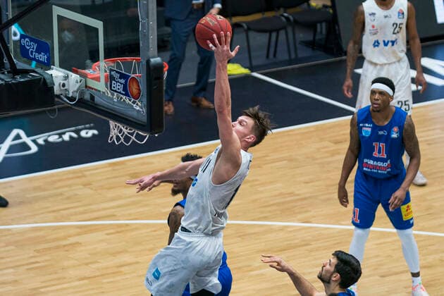 easyCredit Basketball Bundesliga, Hamburg, 13 03 2021 easyCredit Basketball Bundesliga, Hamburg Towers vs SYNTAINICS MBC, Maik Kotsar 11 Hamburg Towers Copyright: xBEAUTIFULxSPORTS Mohwinkelx