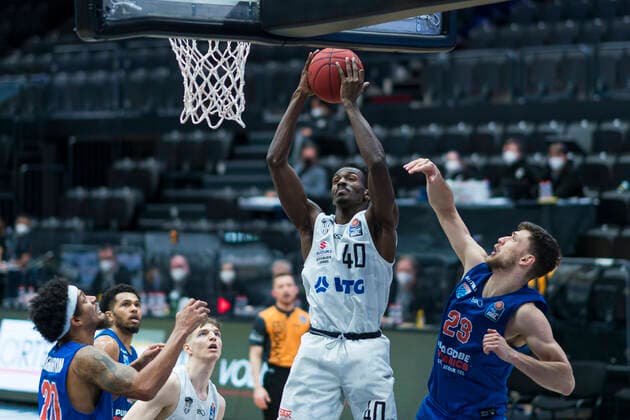 easyCredit Basketball Bundesliga, Hamburg, 13 03 2021 easyCredit Basketball Bundesliga, Hamburg Towers vs SYNTAINICS MBC, Zac Cuthbertson 40 Hamburg Towers Copyright: xBEAUTIFULxSPORTS Mohwinkelx
