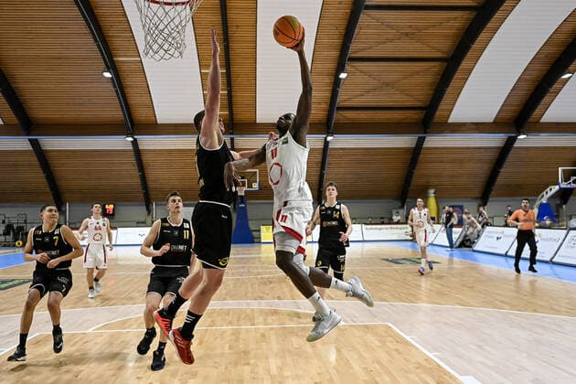 Barmer 2 Basketball Bundesliga ProB, Rheinstars Koeln vs LOK Bernau, 13 03 2021 Karl Mamady Dia RheinStars Koeln 11 , Barmer 2 Basketball Bundesliga ProB, Rheinstars Koeln vs LOK Bernau on 13 03 2021 in the Basketball Campus Koeln in Koeln North Rhine Westphalia Copyright: xBEAUTIFULxSPORTS Mueller-Laschetx