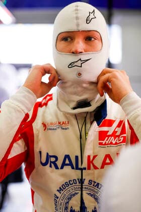 BAHRAIN INTERNATIONAL CIRCUIT, BAHRAIN MARCH 13 Nikita Mazepin, Haas F1 in the garage during the Bahrain March testing at Bahrain International Circuit on Saturday March 13, 2021 in Sakhir, Bahrain Photo by Sam Bloxham LAT Images via Kolvenbach EDITORIAL ONLY TE2101_065332_W6I7809