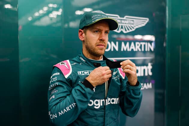 Sebastian Vettel, Aston Martin F1, during pre season test days in Sakhir, Bahrain, March 11th 2021 EDITORIAL ONLY Aston Martin via Kolvenbach