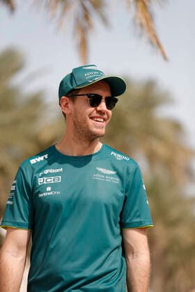Sebastian Vettel, Aston Martin F1, during pre season test days in Sakhir, Bahrain, March 11th 2021 EDITORIAL ONLY Aston Martin via Kolvenbach