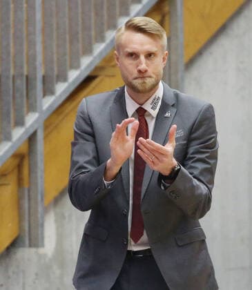 Ludwigsburg , Basketball easyCredit BBL Bundesliga , HAKRO Merlins Crailsheim vs MHP Riesen Ludwigsburg , Tuomas Iisalo coach Merlins