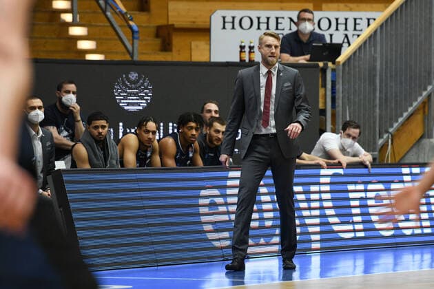 Tuomas Iisalo HAKRO Merlins Crailsheim , GER, HAKRO Merlins Crailsheim vs MHP Riesen Ludwigsburg, 14 03 2021, 23 Spieltag easycredit Basketball Bundesliga, Spielzeit 2020 2021 GER, HAKRO Merlins Crailsheim vs MHP Riesen Ludwigsburg, 14 03 2021, 23 Spieltag easycredit Basketball Bundesliga, Spielzeit 2020 2021 Crailsheim Copyright: xEibnerxPressefoto MichaelxMemmlerx EP_MMR