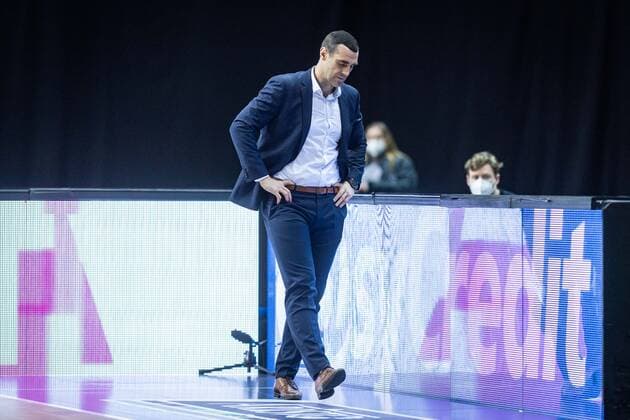Basketball Berlin 14 03 2021 Season 2020 2021 1 Bundesliga easyCredit BBL Alba Berlin BG Göttingen Roel Moors Göttingen, coach