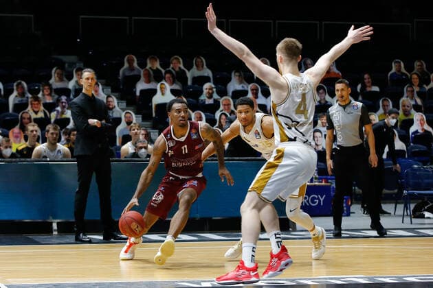14 03 2021, xgox, basketball, easyCredit BBL, basketball loewen brunswick niners chemnitz emspor, v l isiaha mike niners chemnitz, 11 duel brunswick