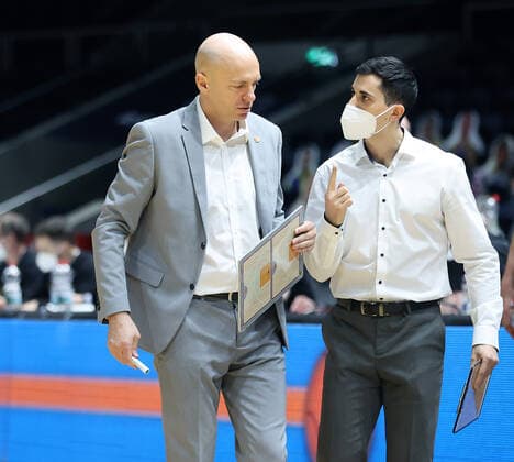 Headcoach Rodrigo Pastore Chemnitz99 , Co Coach Tommaso Rizzacasa Chemnitz99