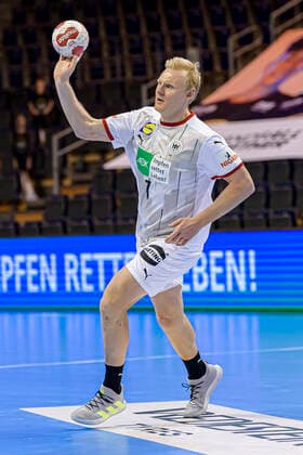 Handball, Men Olympic Qualification, Tournament, Group 3, Algeria Germany Patrick Wiencek Germany THW Kiel Berlin Max Schmeling Halle Berlin Germany