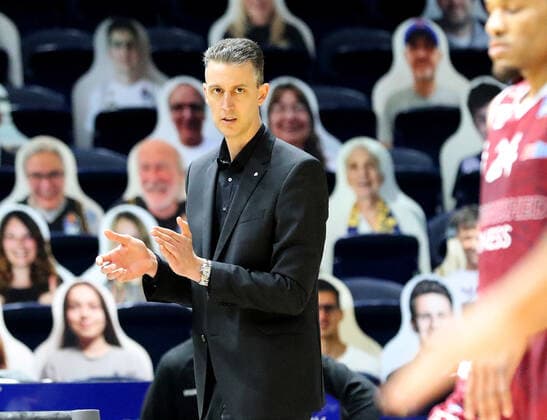 Löwen Braunschweig vs Chemnitz, BBL Braunschweig, 14 03 2021, BASKETBALL easyCredit BBL Basketball Bundesliga, Löwen Braunschweig vs Niners Chemnitz, 2020 season 21 head coach Pete Strobl Löwen Braunschweig Braunschweig