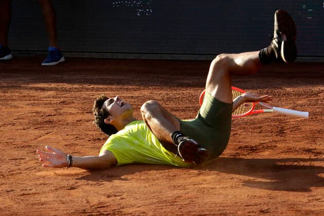 Santiago14 Marzo 2021 El tenista Chileno Cristian Garin resulta ganador de la final del ATP, Tennis Herren de Santiago, realizado en San Carlos de Apoquindo Javier Salvo Photosport ATP de Santiago Final 14 3 2021