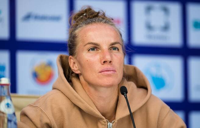 Tennis, WTA Tournament in St. Petersburg, Press Conference with Svetlana Kuznetsova