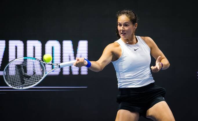 Mandatory Credit: Photo by Rob Prange Shutterstock (11800202al) Daria Kasatkina of Russia in action during the first round of the 2021 St. Petersburg Ladies Trophy WTA, Tennis Damen 1000 tournament WTA St Petersburg Ladies Trophy, Tennis, St Petersburg, Russia - 16 Mar 2021 WTA St Petersburg Ladies Trophy, Tennis, St Petersburg, Russia - 16 Mar 2021  Copyright: xRobxPrange Shutterstockx 11800202al