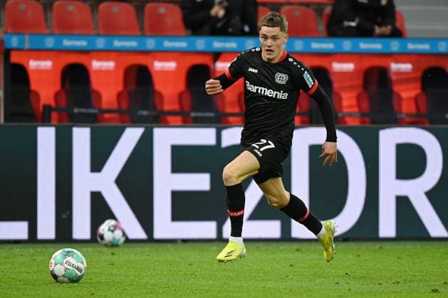 Leverkusen, Bayarena, 14 03 21, GER, men, 1 Bundesliga, season 2020 2021, Bayer 04 Leverkusen DSC Arminia Bielefeld picture Florian Wirtz Leverkusen NRW Germany.