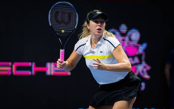 Mandatory Credit: Photo by Rob Prange Shutterstock (11800202eo) Anastasia Pavlyuchenkova of Russia in action during her first-round match at the 2021 St. Petersburg Ladies Trophy WTA, Tennis Damen 500 tournament WTA St Petersburg Ladies Trophy, Tennis, St Petersburg, Russia - 16 Mar 2021 WTA St Petersburg Ladies Trophy, Tennis, St Petersburg, Russia - 16 Mar 2021  Copyright: xRobxPrange Shutterstockx 11800202eo