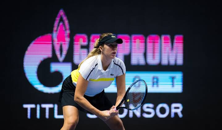 Mandatory Credit: Photo by Rob Prange Shutterstock (11800202eb) Anastasia Pavlyuchenkova of Russia in action during her first-round match at the 2021 St. Petersburg Ladies Trophy WTA, Tennis Damen 500 tournament WTA St Petersburg Ladies Trophy, Tennis, St Petersburg, Russia - 16 Mar 2021 WTA St Petersburg Ladies Trophy, Tennis, St Petersburg, Russia - 16 Mar 2021  Copyright: xRobxPrange Shutterstockx 11800202eb