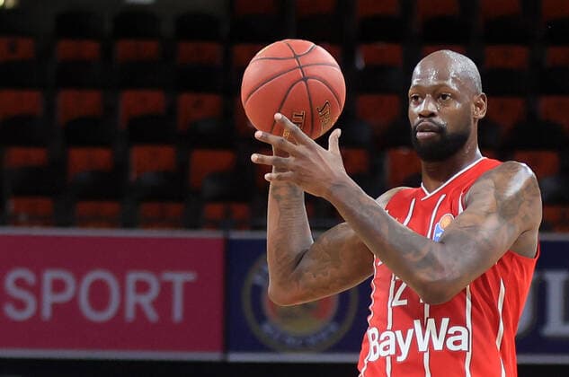 16 03 2021, FC Bayern Baskets vs Telekom Baskets Bonn, Audi Dome, Munich, in picture James Gist FCB Basketball