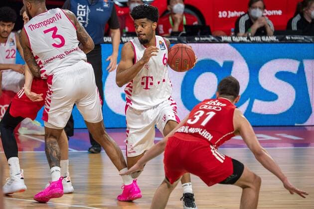 Jalen Hudson 6 Telekom Baskets Bonn , FC Bayern Basketball vs Telekom Baskets Bonn, BBL, 16 03 2021 Munich Bavaria Germany Copyright: xkolbert-press UlrichxGamelx