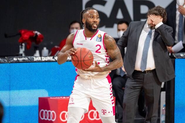 Xavier Pollard 2 Telekom Baskets Bonn , FC Bayern Basketball vs Telekom Baskets Bonn, BBL, 16 03 2021 Munich Bavaria Germany Copyright: xkolbert-press UlrichxGamelx
