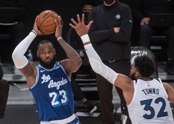 Basketball, NBA, Los Angeles Lakers - Minnesota Timberwolves