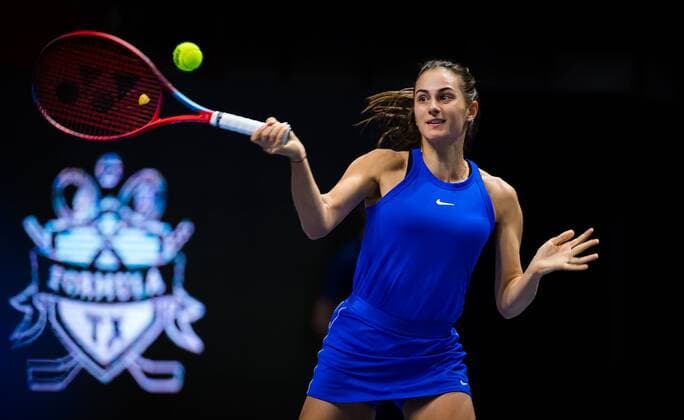 Mandatory Credit: Photo by Rob Prange Shutterstock (11803318i) Anastasia Gasanova of Russia in action during her first-round match at the 2021 St. Petersburg Ladies Trophy WTA, Tennis Damen 500 tournament WTA St Petersburg Ladies Trophy, Tennis, St Petersburg, Russia - 17 Mar 2021 WTA St Petersburg Ladies Trophy, Tennis, St Petersburg, Russia - 17 Mar 2021  Copyright: xRobxPrange Shutterstockx 11803318i