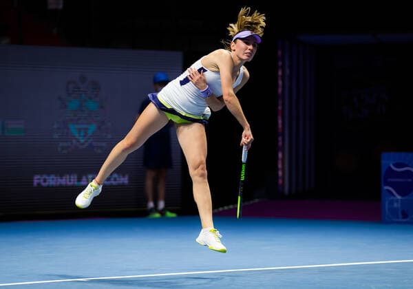 March 17, 2021, ST PETERSBURG, RUSSIA: Ekaterina Alexandrova of Russia in action during the second round of the 2021 St. Petersburg Ladies Trophy WTA, Tennis Damen 500 tournament against Tereza Martincova of the Czech Republic ST PETERSBURG RUSSIA - ZUMAa181 20210317_zaa_a181_188 Copyright: xRobxPrangex