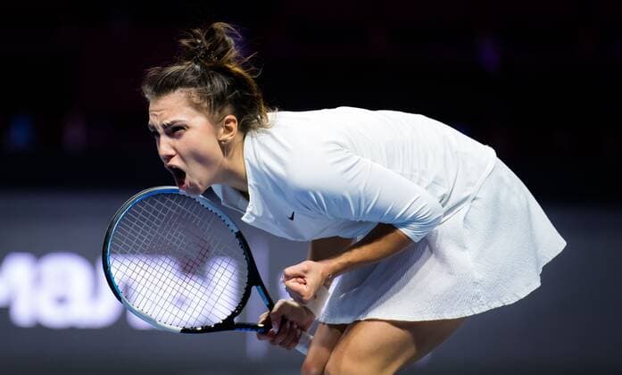 Mandatory Credit: Photo by Rob Prange Shutterstock (11803318fi) Jaqueline Cristian of Romania in action during the second round of the 2021 St. Petersburg Ladies Trophy WTA, Tennis Damen 500 tournament WTA St Petersburg Ladies Trophy, Tennis, St Petersburg, Russia - 17 Mar 2021 WTA St Petersburg Ladies Trophy, Tennis, St Petersburg, Russia - 17 Mar 2021  Copyright: xRobxPrange Shutterstockx 11803318fi