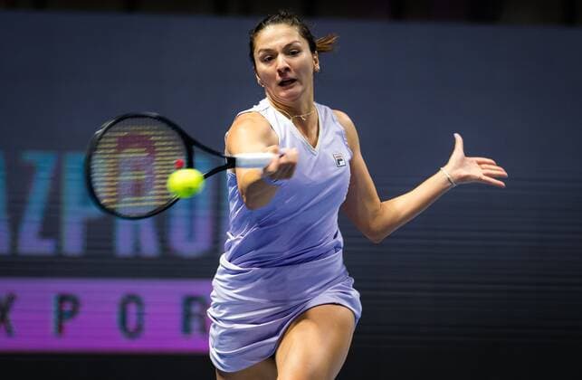 Mandatory Credit: Photo by Rob Prange Shutterstock (11803319i) Margarita Gasparyan of Russia in action during the second round of the 2021 St. Petersburg Ladies Trophy WTA, Tennis Damen 500 tournament WTA St Petersburg Ladies Trophy, Tennis, St Petersburg, Russia - 18 Mar 2021 WTA St Petersburg Ladies Trophy, Tennis, St Petersburg, Russia - 18 Mar 2021  Copyright: xRobxPrange Shutterstockx 11803319i